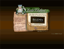 Tablet Screenshot of gyorzoldelefant.hu